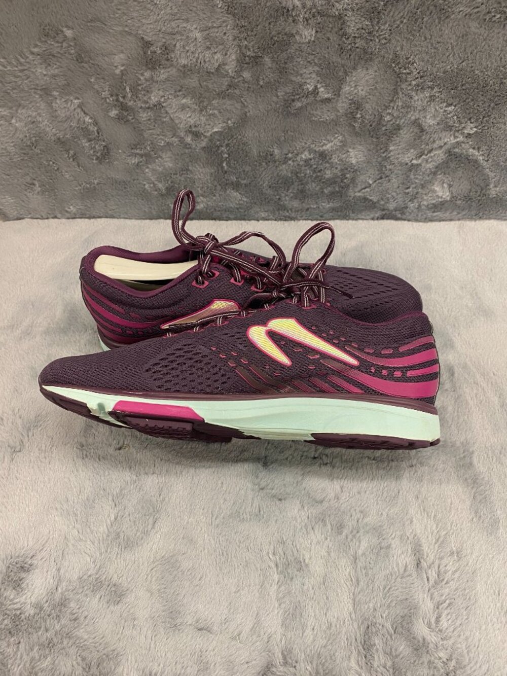 Newton Fate 7 Womens Sneakers Trainers Size 8.5 Purple Pink Blue Running Jogging - Picture 5 of 13